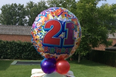 Cadeauballon 21 jaar